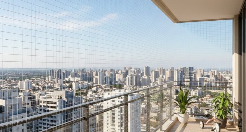 Balcony Safety Nets Installation in Vijayawada