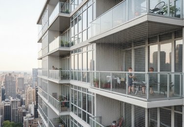 Construction safety net in Vijayawada