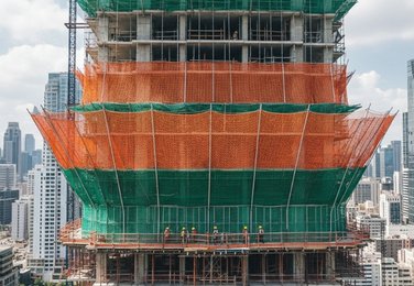 Building site safety net in Kurnool