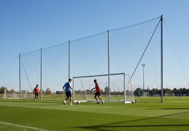 Sports field netting installation in Visakhapatnam