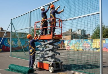 Cricket net installation in Vijayawada