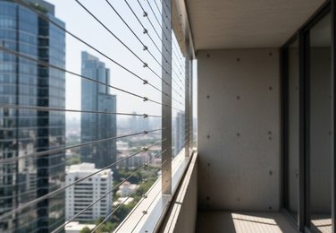 Stainless steel balcony grill in Kadapa